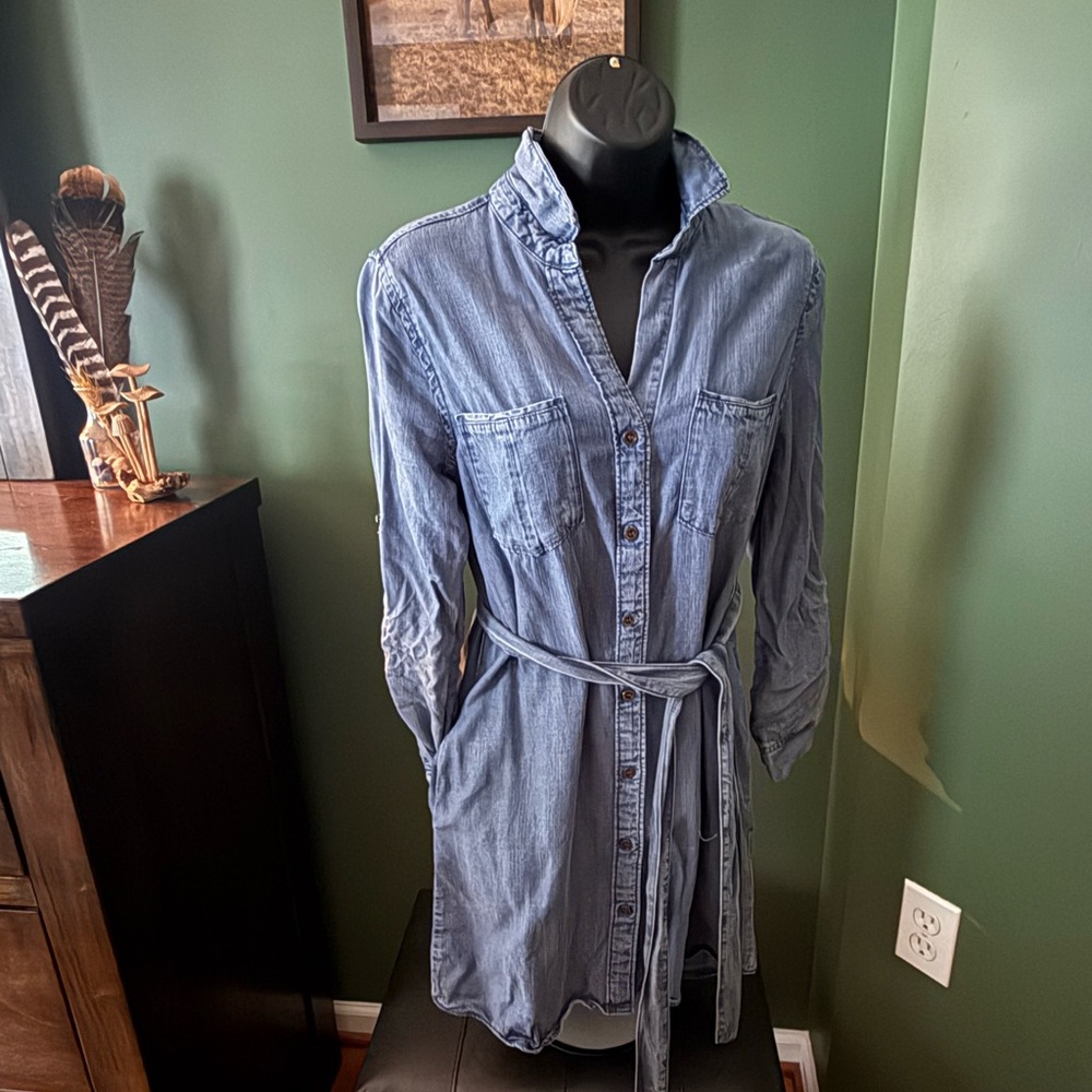 Velvet Heart Chambray Mini Dress